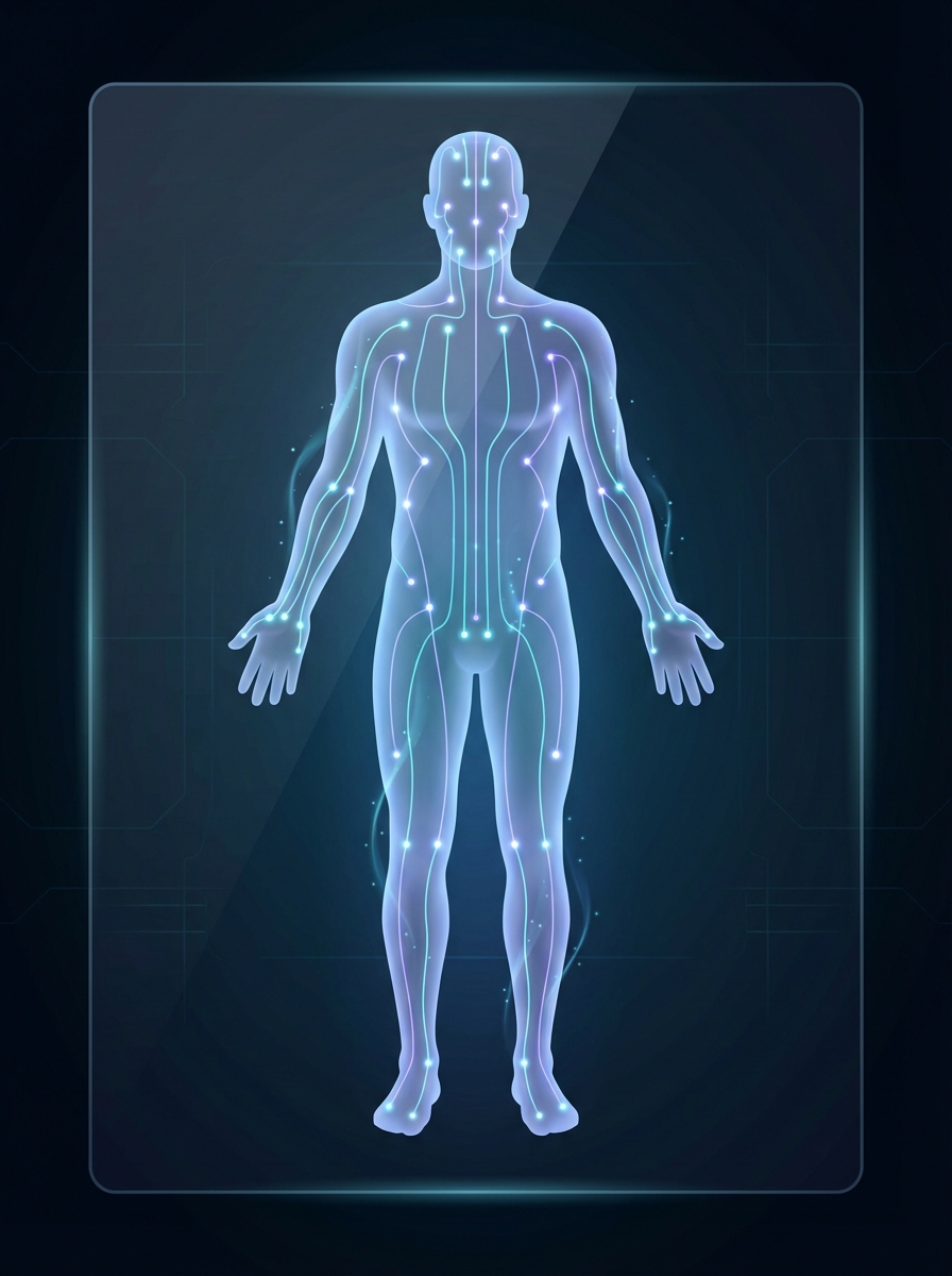 Human Meridian Diagram